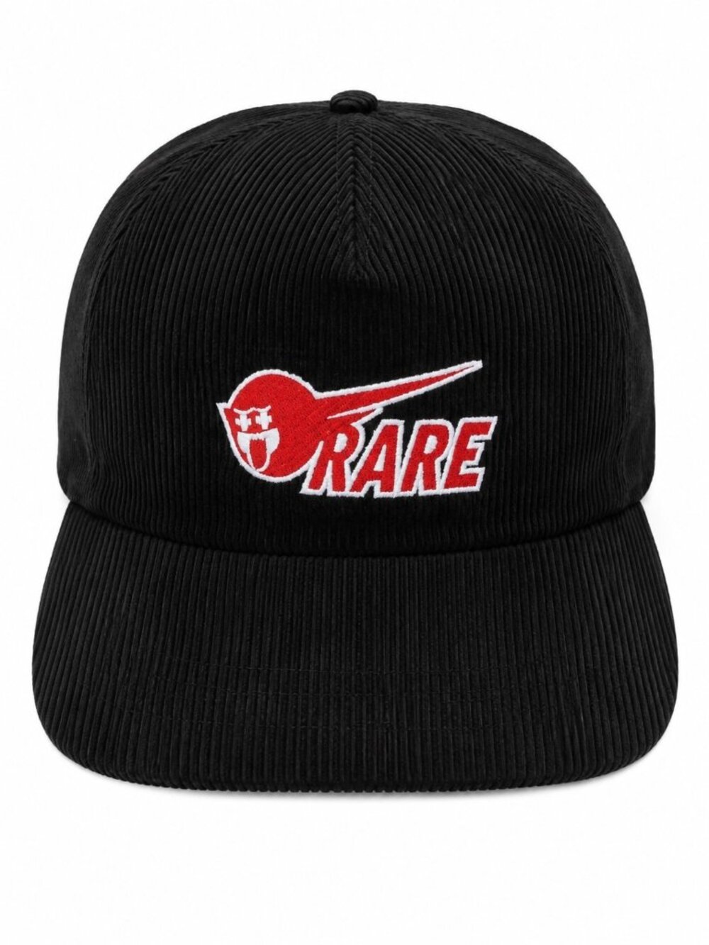 Pink Dolphin Rare  Black Corduroy Strapback Hat / Cap